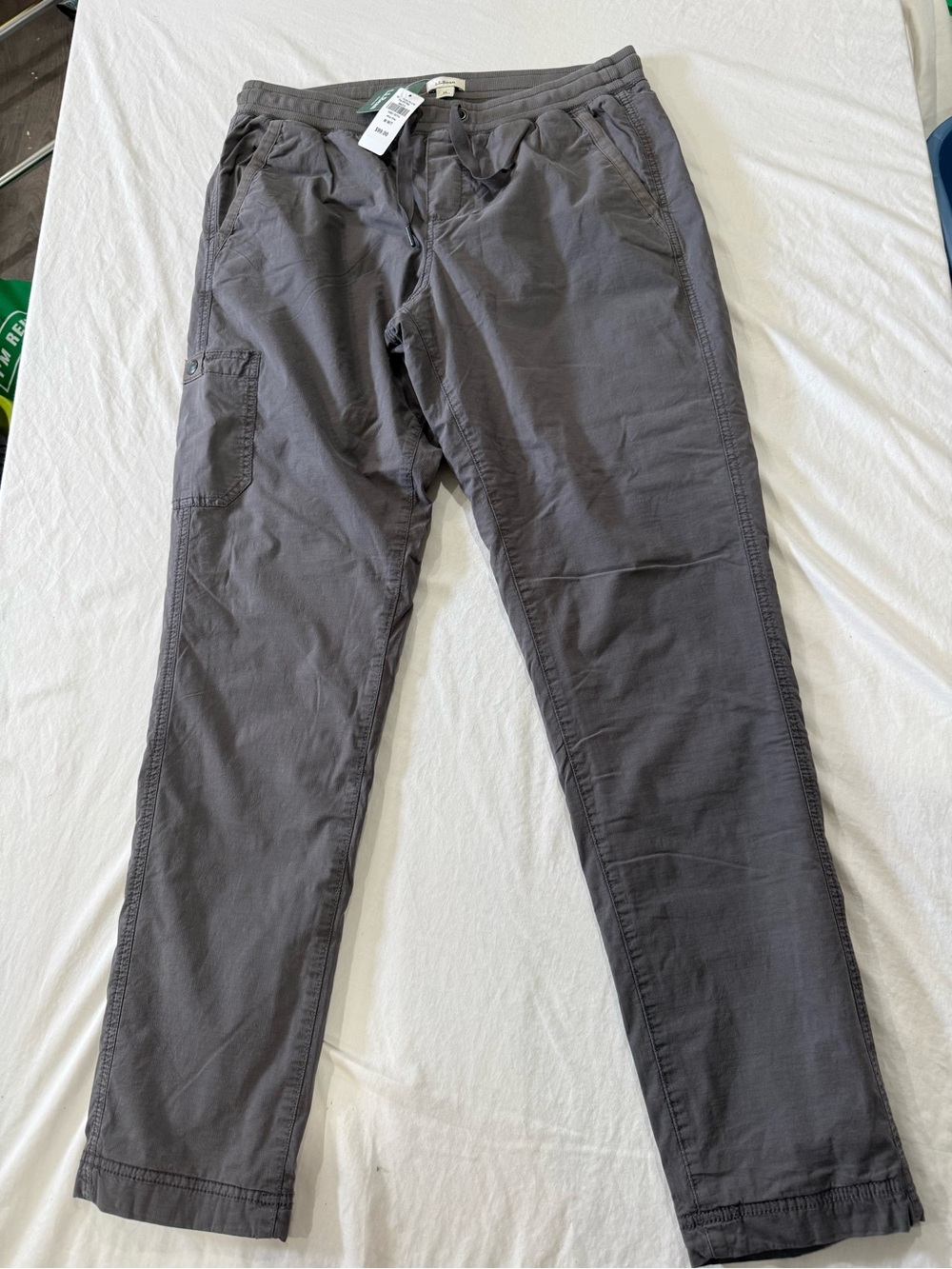 L.L. Bean Women's Gray Cargo Pants